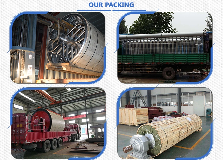 Qinyang Manufacture Cast Iron Chip Dryer Cylinder Mould for Paper Machine