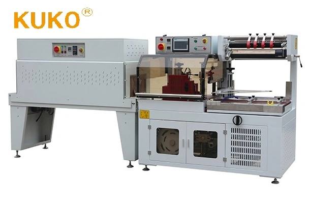 Full-Automatic POF Film Side Sealer Shrink Packing Machine for Confectionery Box Vegetable Fruit Trays Wrapping