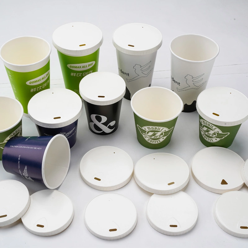 Certificate Paper Cup Cover Lid Automatic Heating/Stacking Into One Machine Production Line
