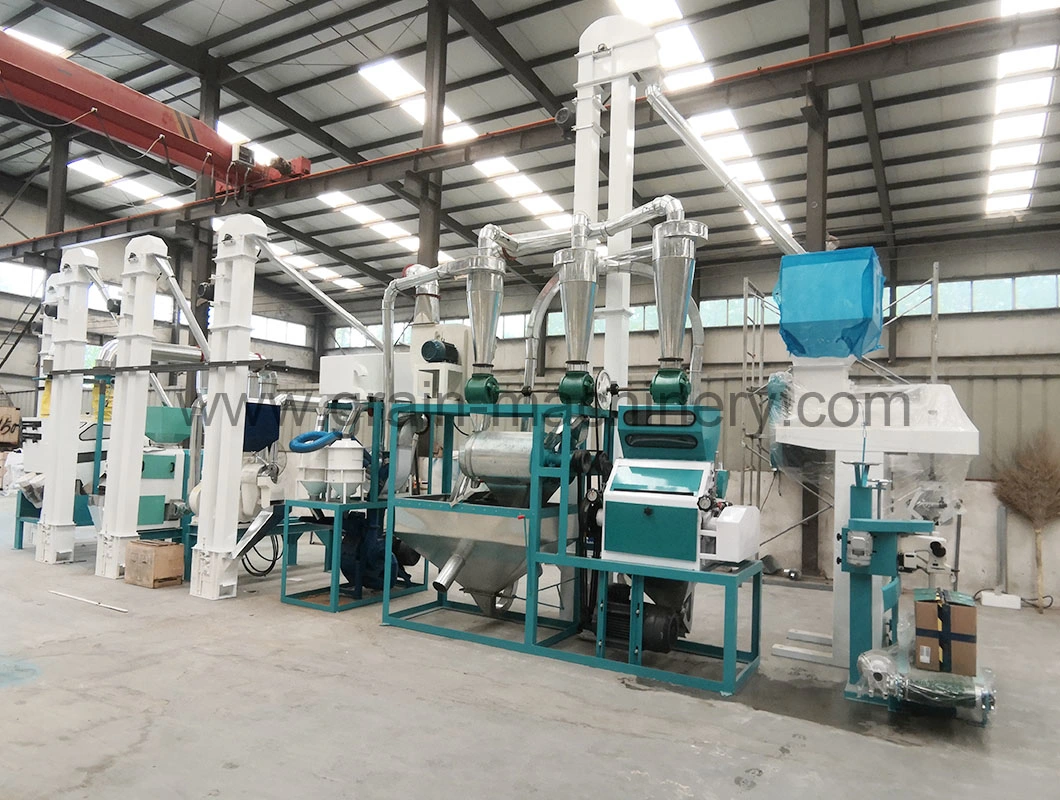 Industrial 500kg/H Maize Milling Machine with Packaging