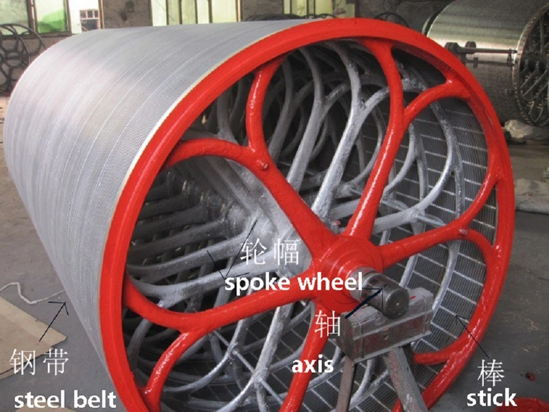 Qinyang Manufacture Cast Iron Chip Dryer Cylinder Mould for Paper Machine