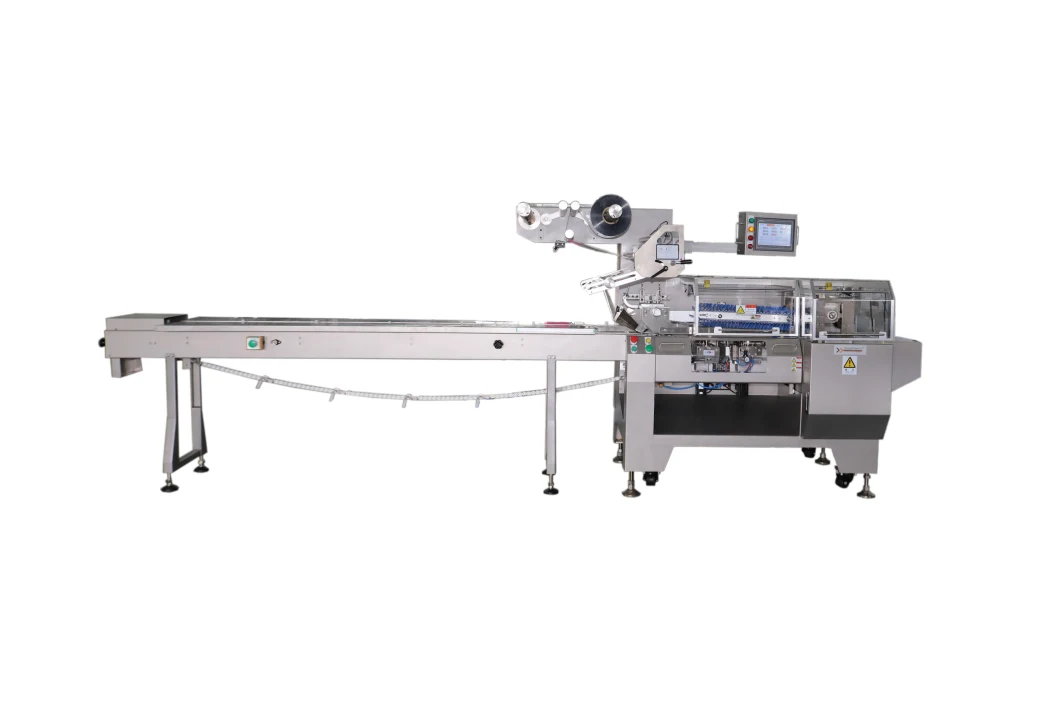 Automatic Industrial Flat Bread Packaging Machine, Steamed Bread Packing Machine