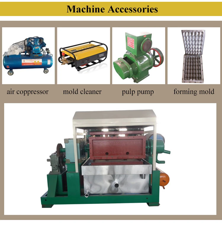 Paper Tray Making Machine Paper Pulp Egg Tray Machine Egg Plate Making Machine