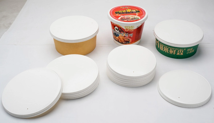 Certificate Paper Cup Cover Lid Automatic Heating/Stacking Into One Machine Production Line