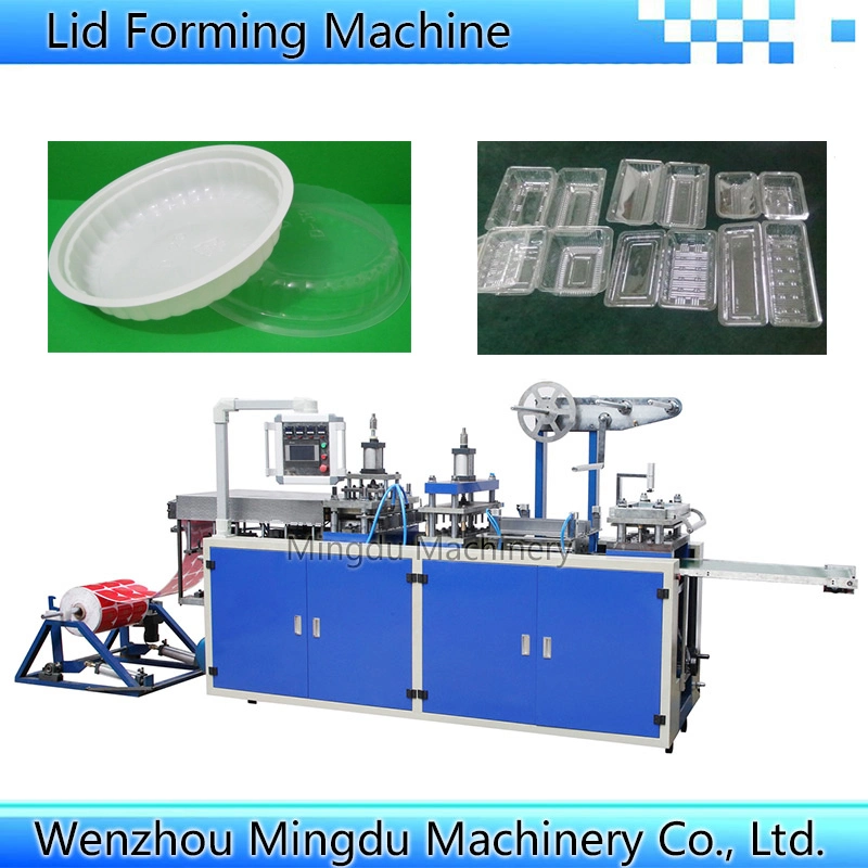 Full Automatic Plastic Coffee Cup Lid Cover Dome Lid Fruit Medecine Tray Plate Box Forming Machine