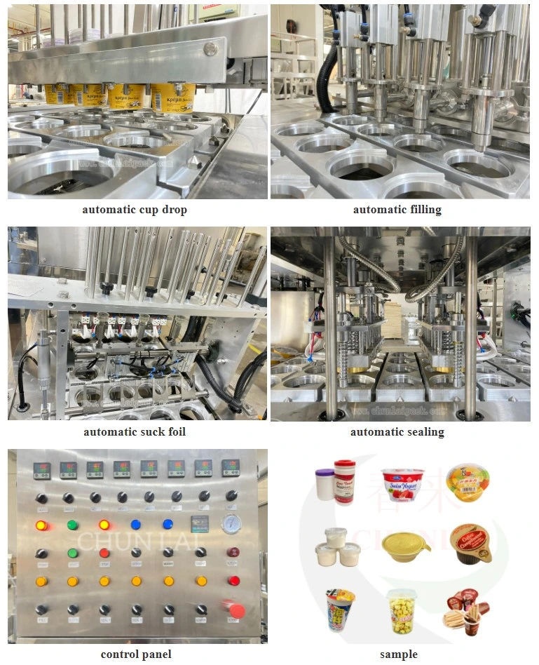High Quality Automatic Cup Filling Sealing Machine Yogurt Production Line