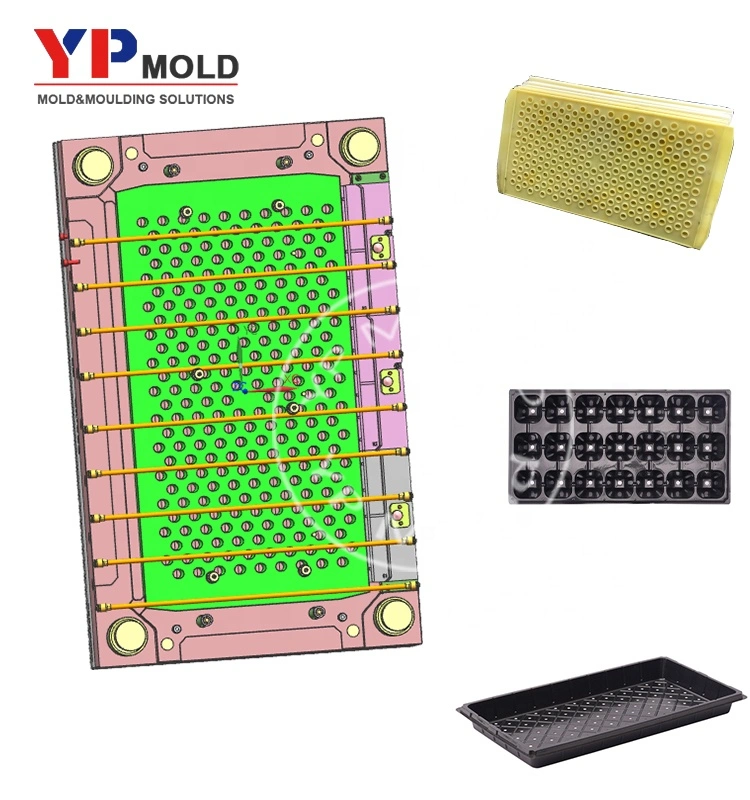 Thermoforming Mold Flat Tray Seed Starter Injection Mold Hydroponic Trays Mold