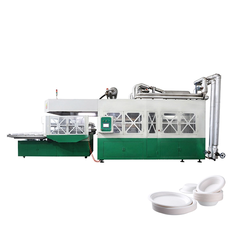Biodegradable Sugarcane Bagasse Paper Tableware Pulp Molding Machine Fully Automatic Production Line