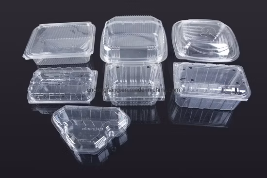 Full Automatic Plastic Coffee Cup Lid Cover Dome Lid Fruit Medecine Tray Plate Box Forming Machine