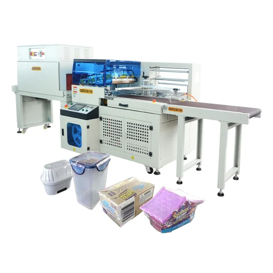 High Quality Automatic POF Film Bottle Carton Egg Heat Shrink Tunnel Wrapping Machine