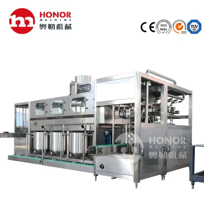 Disinfection Filtration Automatic Pressure Lid Barrel Pet Bottle Drinking Water Production Line
