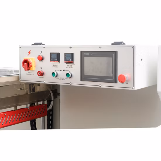 Full-Automatic POF Film Side Sealer Shrink Packing Machine for Confectionery Box Vegetable Fruit Trays Wrapping