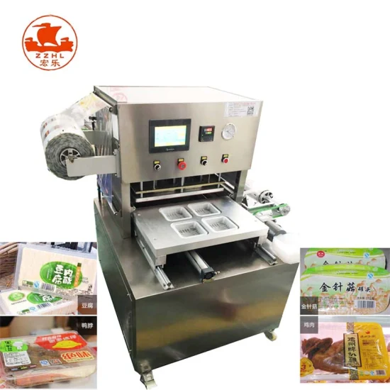 Map Packaging Machine Automatic Industrial Vacuum Packaging Food Tray Sealer Machine