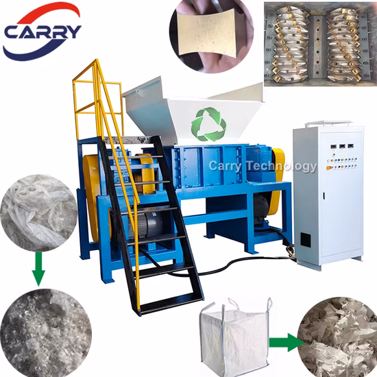 Waste Cardboard Wood Scrap Plastic Metal Paper Pallet Shredder Machine for Wood