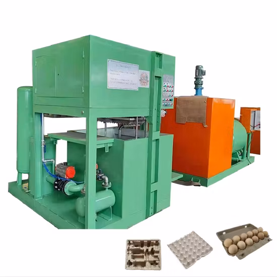 Pulp Molding Paper Egg Tray/ Coffee Cup Holder Tray Machine